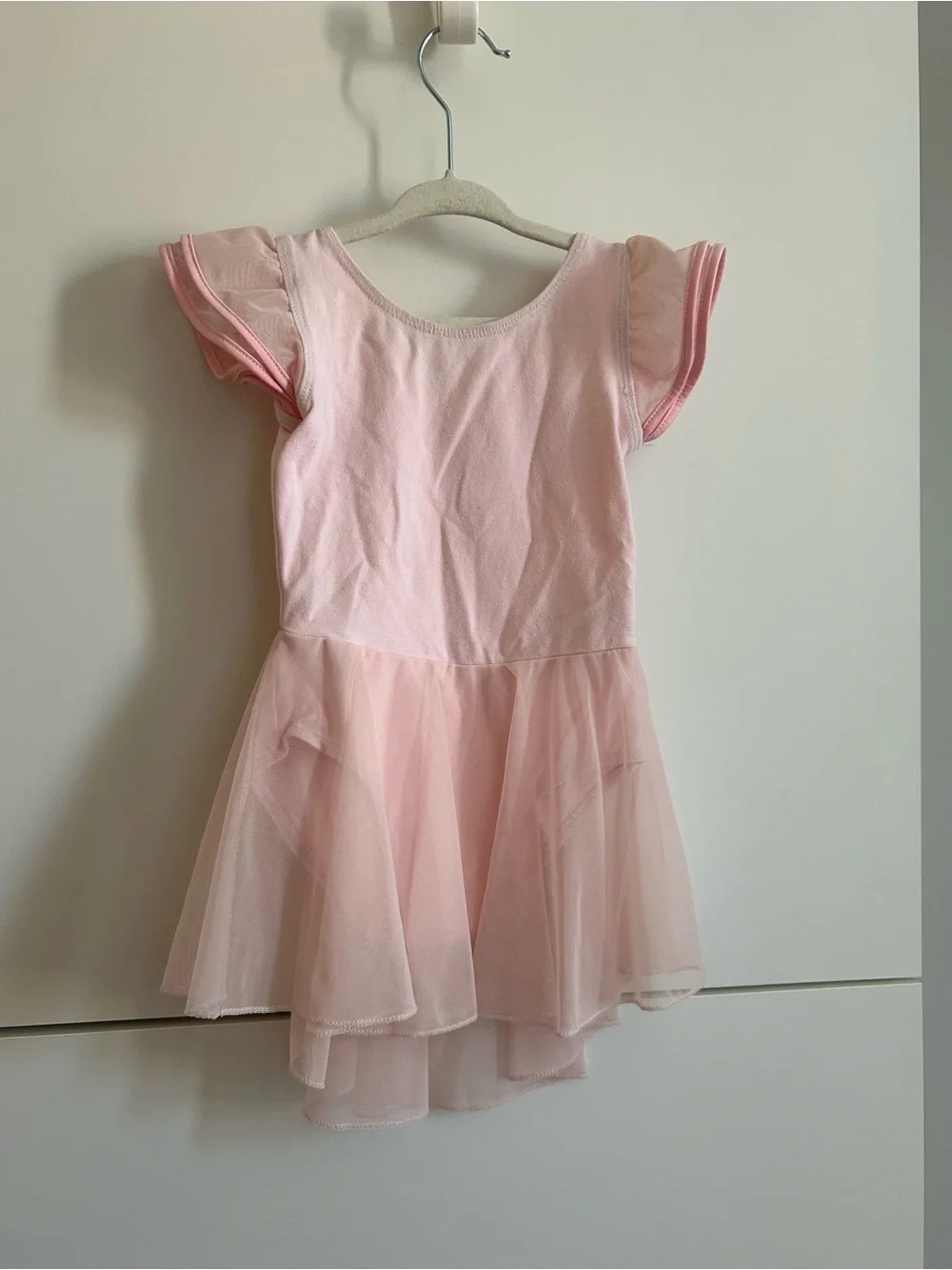 Girls Light Pink Tulle Ballet Dance Dress - Size 110 (US5)